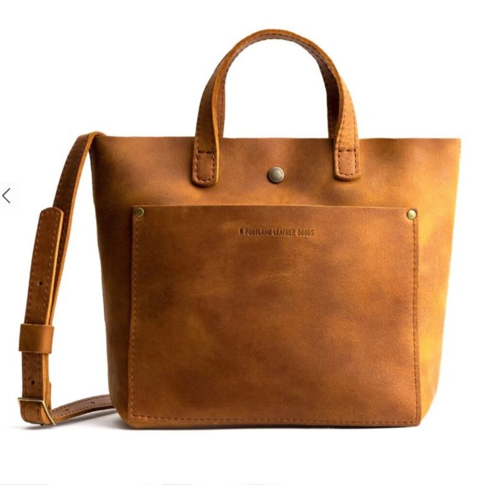 Portland Leather Mini Crossbody w/ Zipper in Dakota